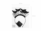 Headband Bats, 22x23 cm, mix