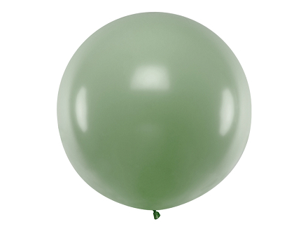 Runder Riesenballon 1 m, Pastel Rosemary Green
