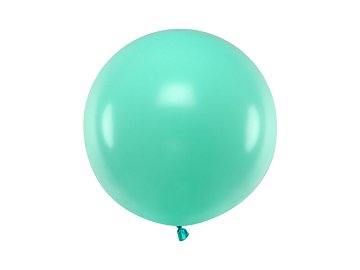 Runder Riesenballon 60 cm, Pastel Aquamarine