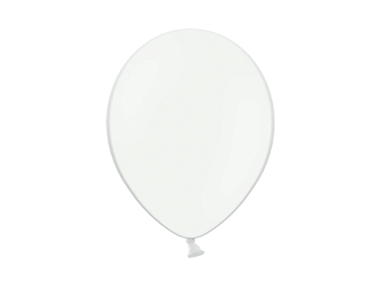 Balony 30cm, Pastel White (1 op. / 100 szt.)