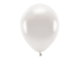 Balony Eco 30cm metalizowane, perłowy (1 op. / 10 szt.)
