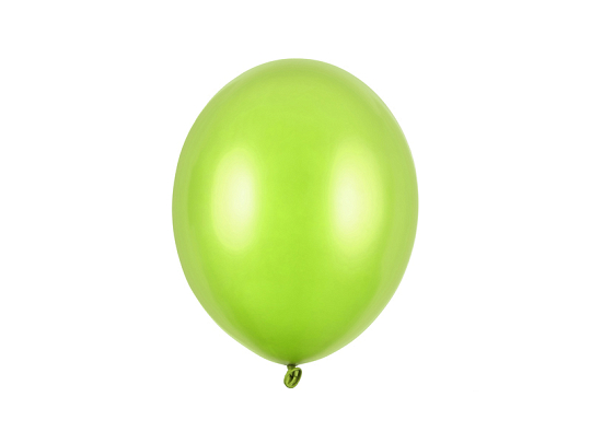 Strong Balloons 27cm, Metallic Lime Green (1 pkt / 50 pc.)