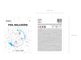 Foil Balloon Unicorn, 70x75cm
