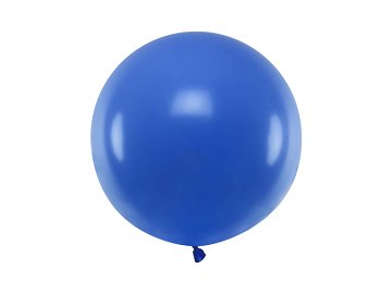 Ballon rond 60 cm, bleu pastel