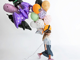 Ballon en aluminium Chauve souris, 119,5x51 cm, mélange de couleurs