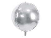 Foil Balloon Ball, 40cm, silver