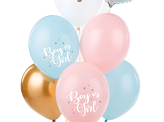 Balloons 30 cm,Boy or Girl, mix (1 pkt / 50 pc.)