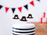 Birtday candles Pirates Party, 2cm (1 pkt / 5 pc.)