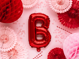 Ballon en Mylar Lettre ''B'', 35cm, rouge