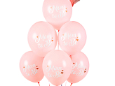 Ballons Strong, 30 cm, Future maman, Rose pâle pastel (1 pqt. / 50 pc.)