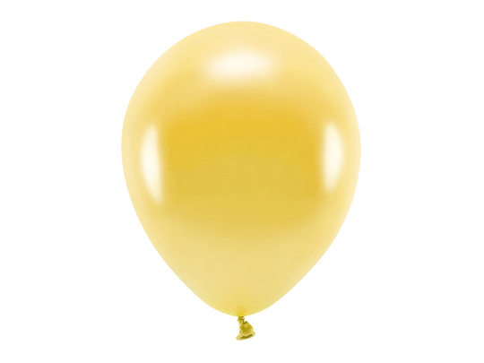 Ballons Eco métallisés 30 cm, or (1 pqt. / 100 pc.)