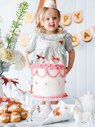 Kolekcja konie i kwiaty