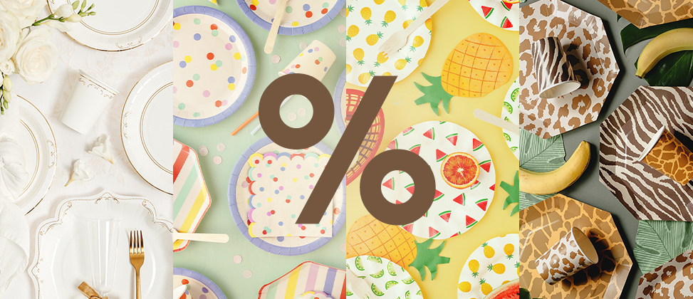Bis zu 15 % Rabatt auf ausgewähltes Tableware bis zum 31.07.!