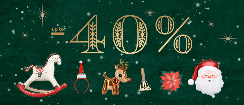 Christmas deals up to 40% off. Until 31.08.