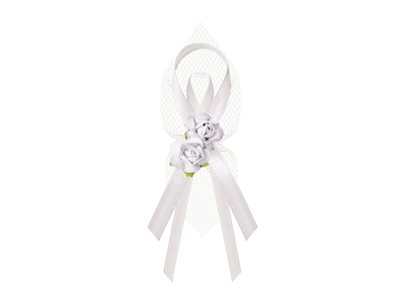 Label ribbons and corsages
