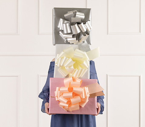 Kunststoffbänder / Rosetten