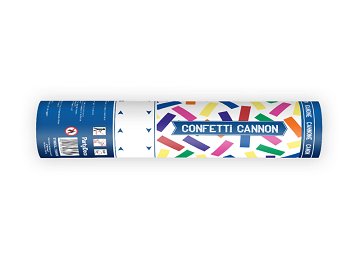 Confetti cannon, mix, 20cm