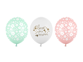 Ballons 30 cm, Love you mom, mix (1 VPE / 50 Stk.)