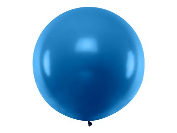 Ballon rond 1m, Bleu marine pastel
