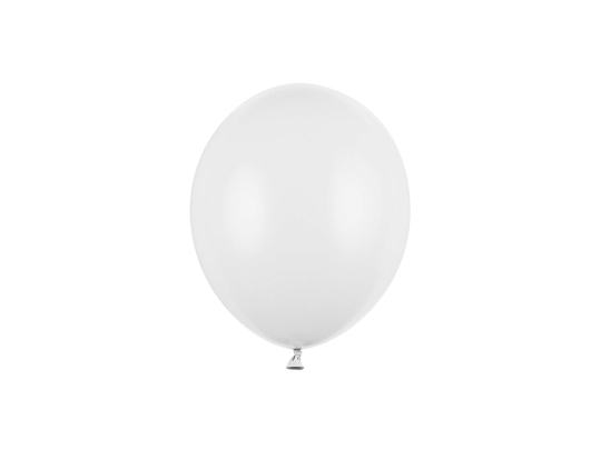 Ballons Strong 12cm, Pastel Blanc pur (1 pqt. / 100 pc.)