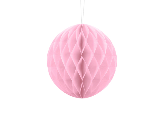 Kula bibułowa, j. różowy, 20cm