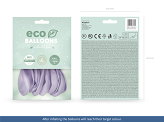 Ballons Eco 30 cm pastel, lilas clair (1 pqt. / 10 pc.)