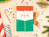 Gift box Santa, 6x22.5x15 cm, mix