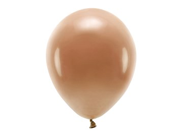 Balony Eco 30cm pastelowe, czekoladowy brąz (1 op. / 100 szt.)