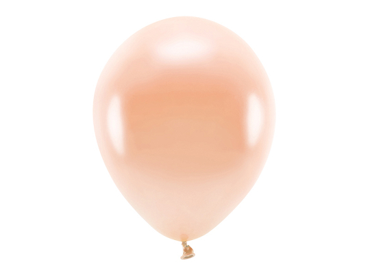 Eco Balloons 30cm metallic, peach (1 pkt / 100 pc.)