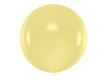 Round Balloon 1m, Pastel Cream