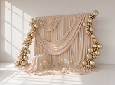 Glossy Ballons 12cm, Champagnergold (1 VPE / 50 Stk.)
