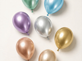 Glossy Ballons 12cm, Champagnergold (1 VPE / 50 Stk.)