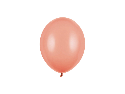 Ballons Strong 12 cm, pêche pastel (1 pqt. / 100 pc.)