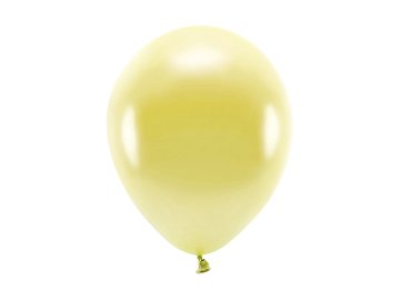 Ballons Eco 26 cm métallisés, or clair (1 pqt. / 100 pc.)