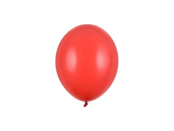 Ballons Strong 12cm, Pastel rouge coquelicot (1 pqt. / 100 pc.)