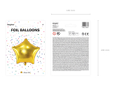 Foil balloon Star, 70cm, gold