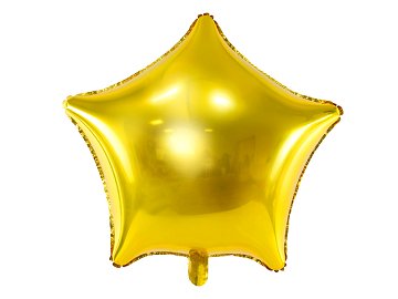 Folienballon Stern, 70cm, gold