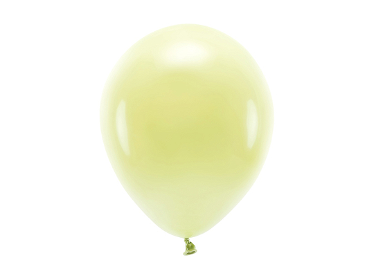 Ballons Eco 26 cm pastel, jaune vif (1 pqt. / 10 pc.)