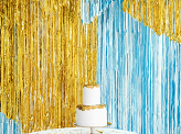 Vorhang Party, gold, 90 x 250cm