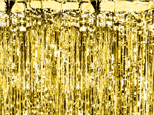 Rideau de fête, or, 90 x 250cm