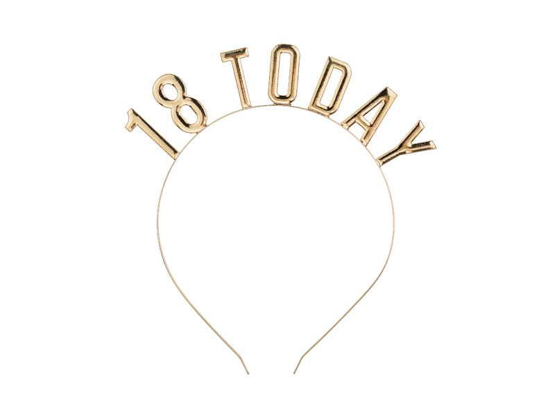 Tiara – 18 Today – guld