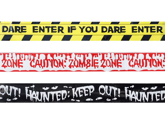 Halloween-Dekoband-Set, Mix (1 VPE / 3 Stk.)