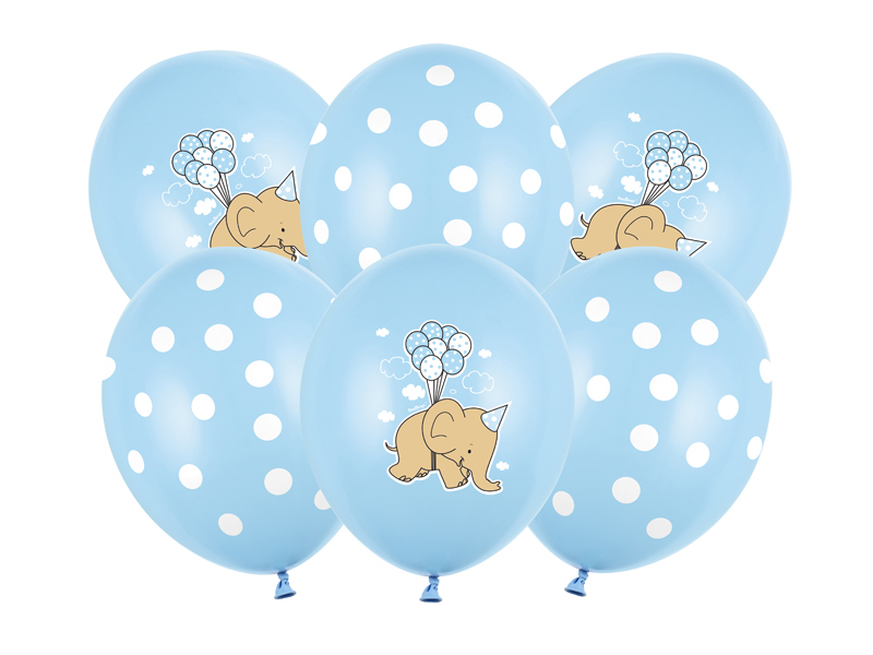Latexballong – Elefant – pastell – 30 cm