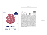 Ballons Strong 27cm, Metallic Maroon (1 VPE / 10 Stk.)