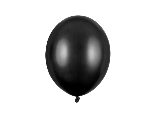 Strong Balloons 27cm, Metallic Black (1 pkt / 50 pc.)
