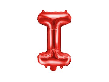 Folienballon Buchstabe ''I'', 35cm, rot