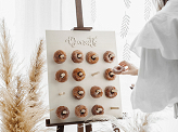 Donut-Wand, Naturholz, 45x55cm