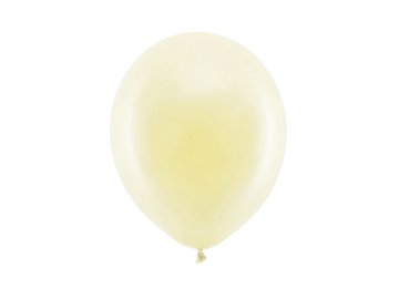 Ballons Rainbow 23cm, pastell, creme (1 VPE / 100 Stk.)