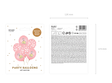 Balloons 30cm, Elephant, Pastel Pink Mix (1 pkt / 6 pc.)