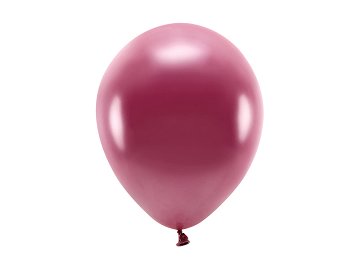 Eco Balloons 26cm metallic, deep red (1 pkt / 10 pc.)